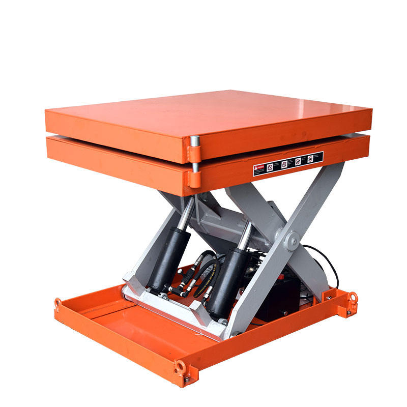 Warehouse Rotary Pallet Lift Table Hydraulic Square Rotating Lift Table