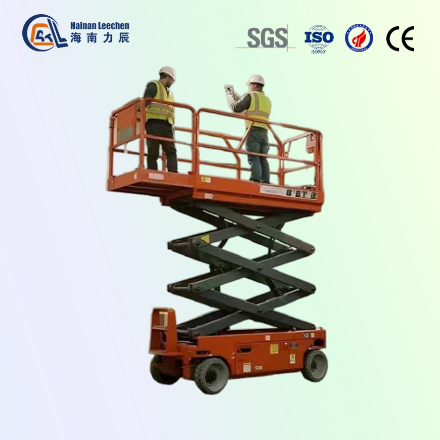 4m 6m 8m 10m 12m 14m Self-Propelled Hydraulic Lifting Platform Electric Scissor Lifts Elevating Table Aerial Work Platform