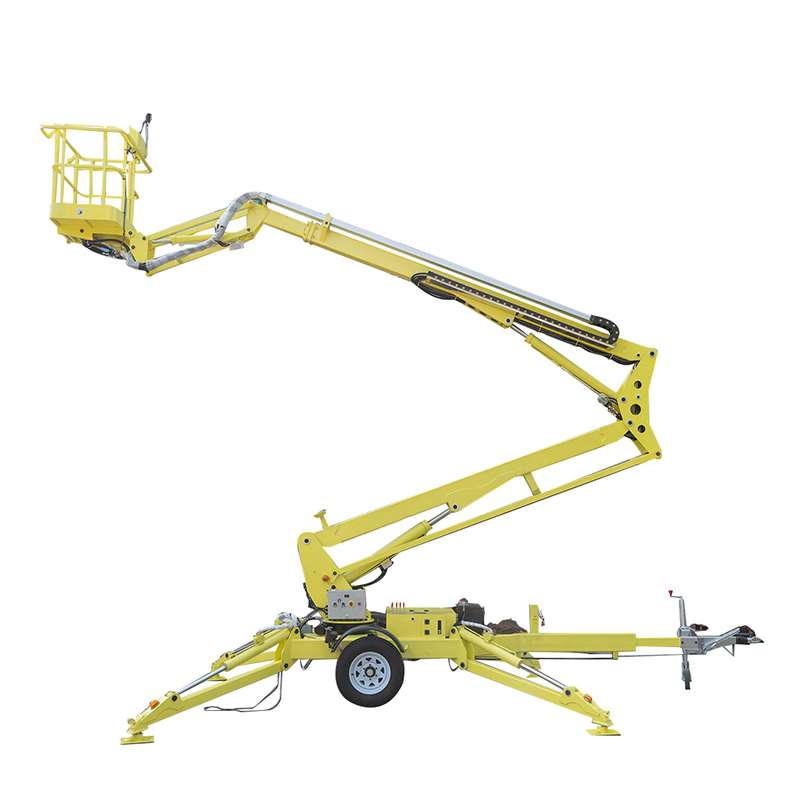10m-20m 200kg Towable Boom Lifts Cherry Picker