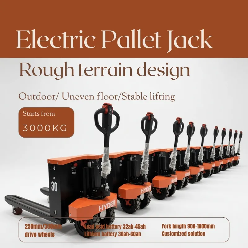 Rough Terrain Electric Pallet Stacker