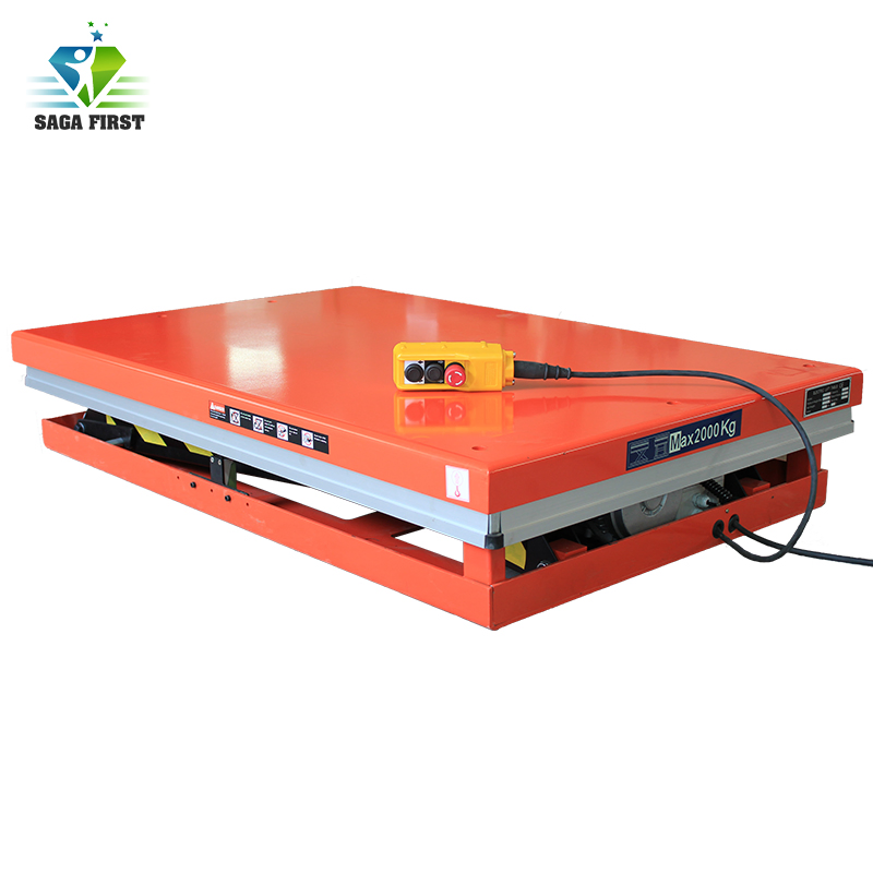 Electric Control Hydraulic Stationary Scissor Lift Table