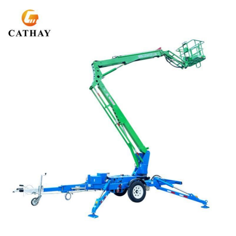 CTA-20t AC/DC Gasoline Diesel Towable Articulating Cherry Picker