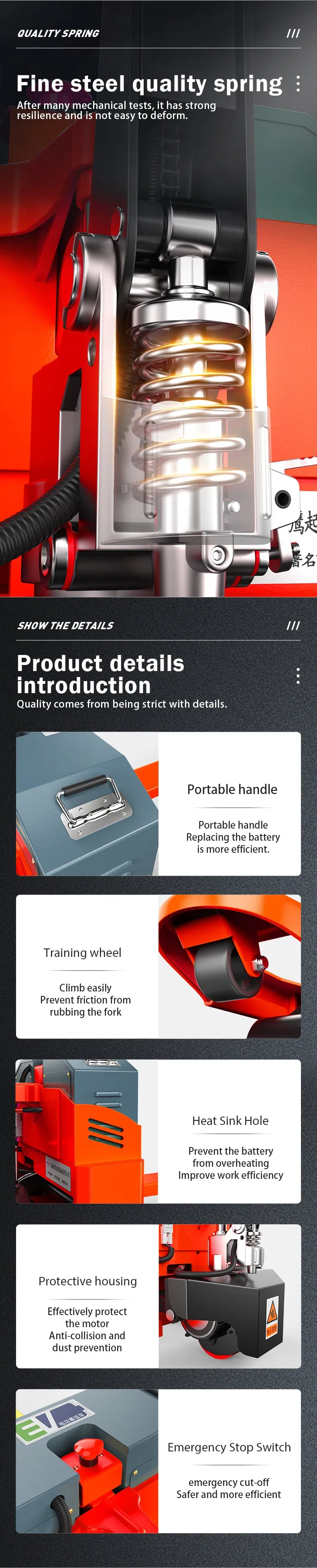 Electric Pallet Truck Detail 4