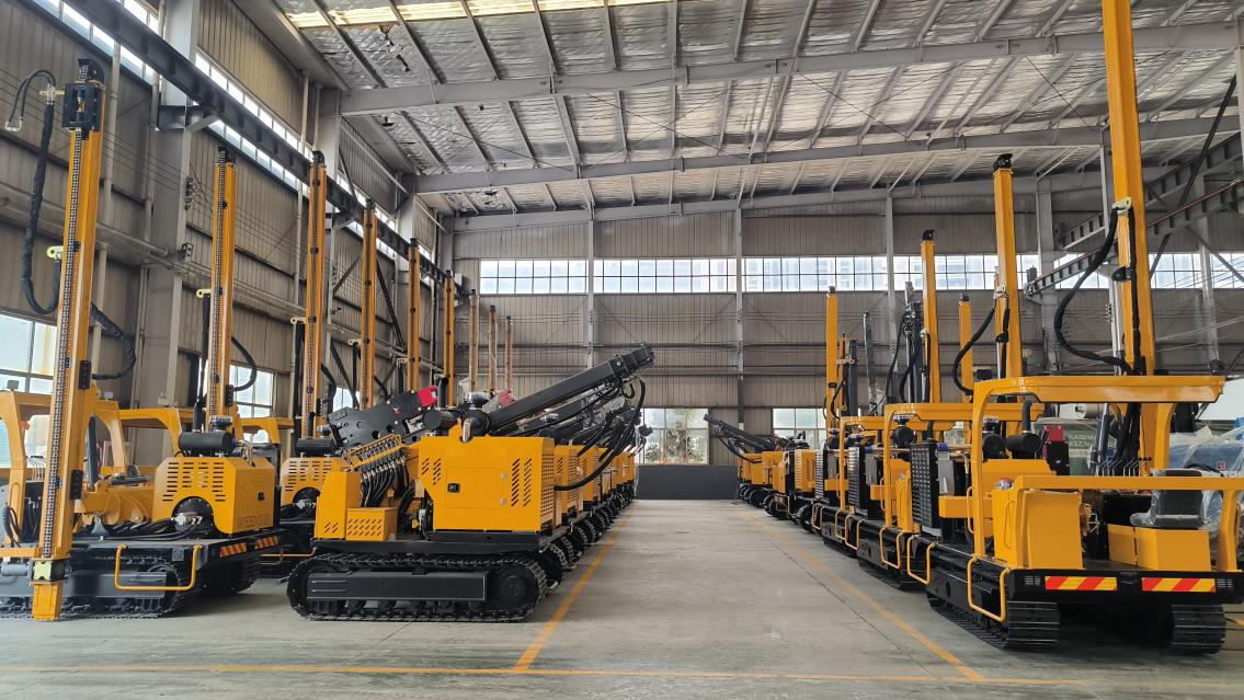 Finished scissor lift and aerial work platform products ready for delivery