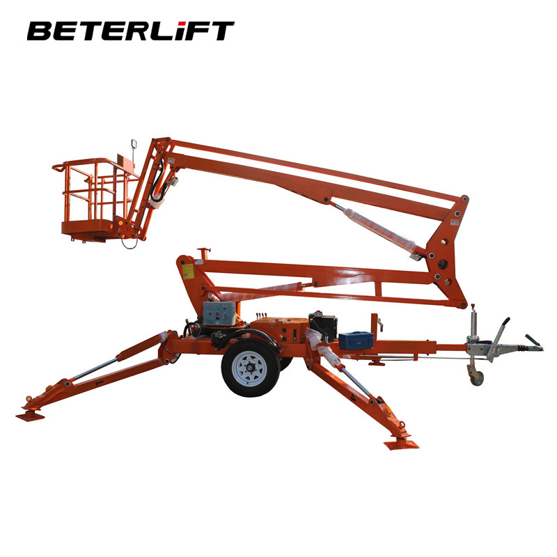 12m 14m 18m Self Propelled Articulating Towable Telescopic Cherry Picker