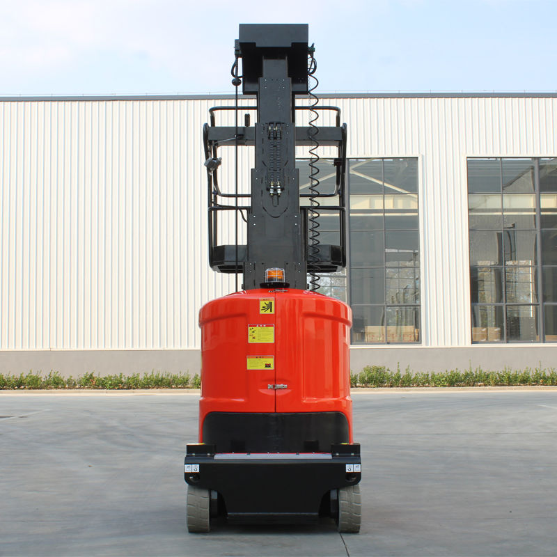 9.2m 11m 200kg Small Aerial Work Platform Self Propelled Vertical Telescopic Mast Boom Man Lift with Jib