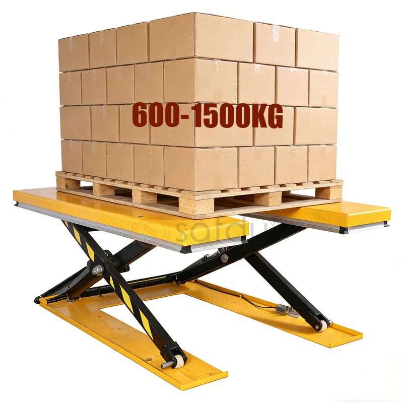 Hu1000 U Type Low Profile Electric Scissor Lift Table for Efficient Lifting