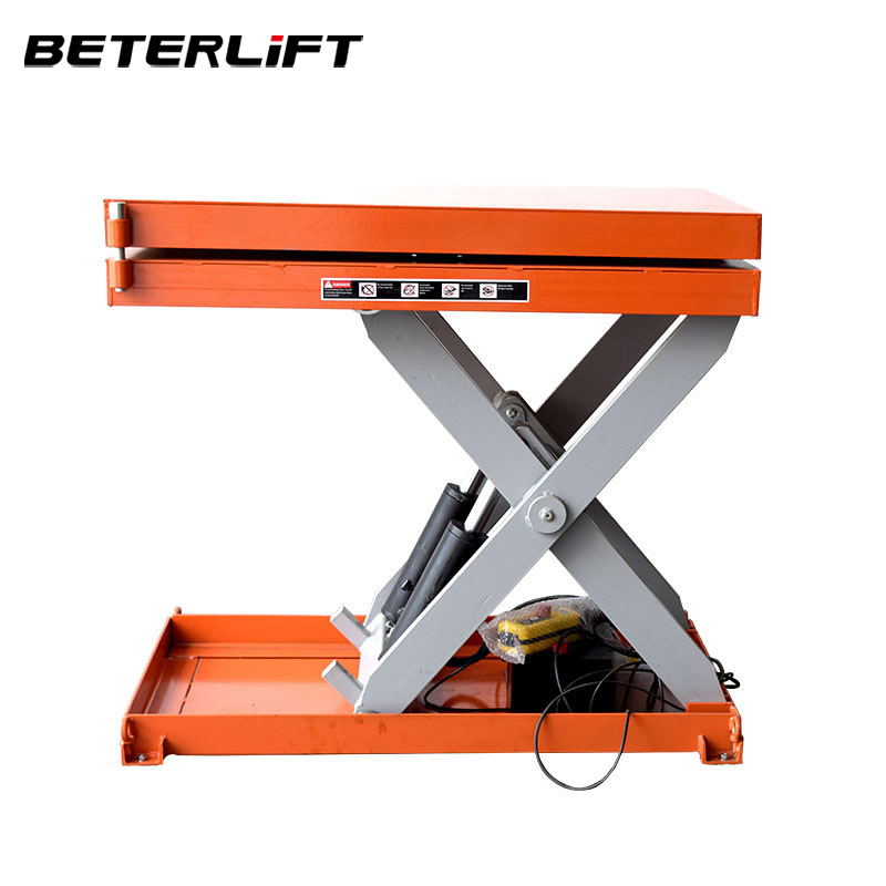 4000kg Load Capacity Automatic Scissor Hydraulic Lift Electric Turn Table with Round Rotary Turning Platform