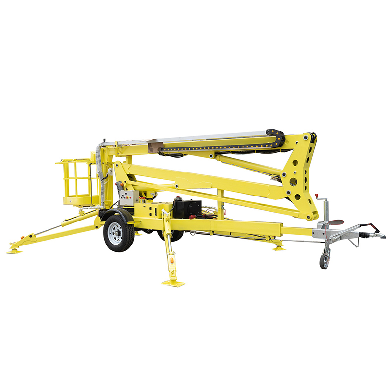 10m-20m 200kg Towable Boom Lifts Cherry Picker