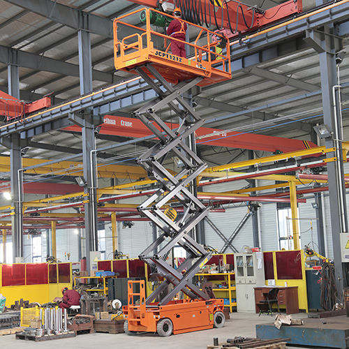 Top Brand Dingli Jcpt3225DC 32m Self-Propelled Rough-Terrain Scissor Lift High Reach Electric Model