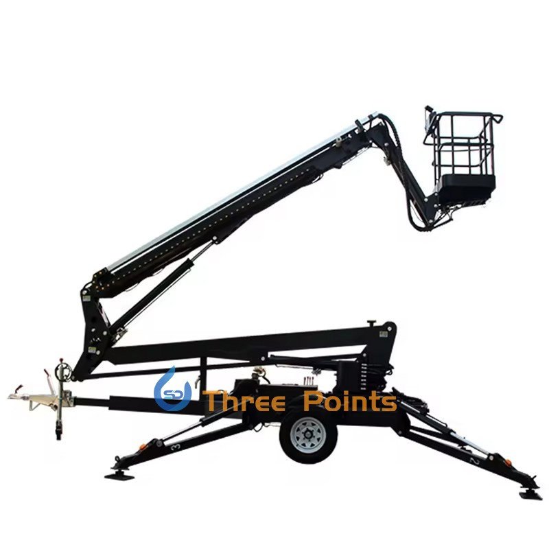 High Quality Industrial Towable Truck Mounted Hydraulic Cherry Picker