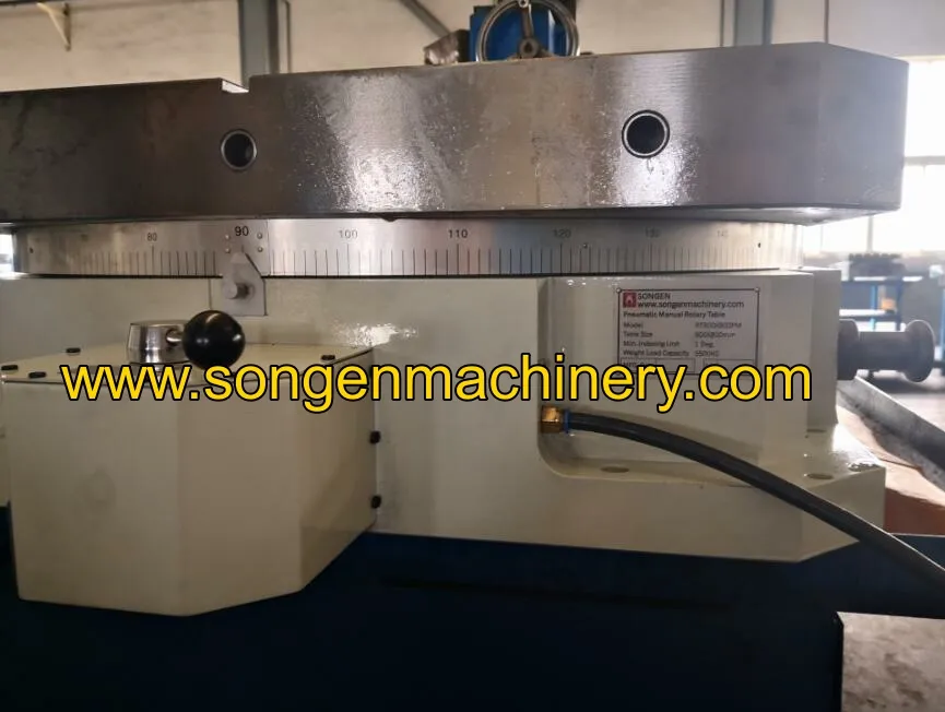 Air lift rotary table 800x800mm