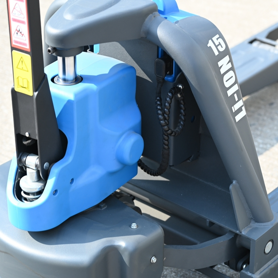 Heavy Duty Industrial Electric Pallet Jack for Warehouse Material Handling Operations