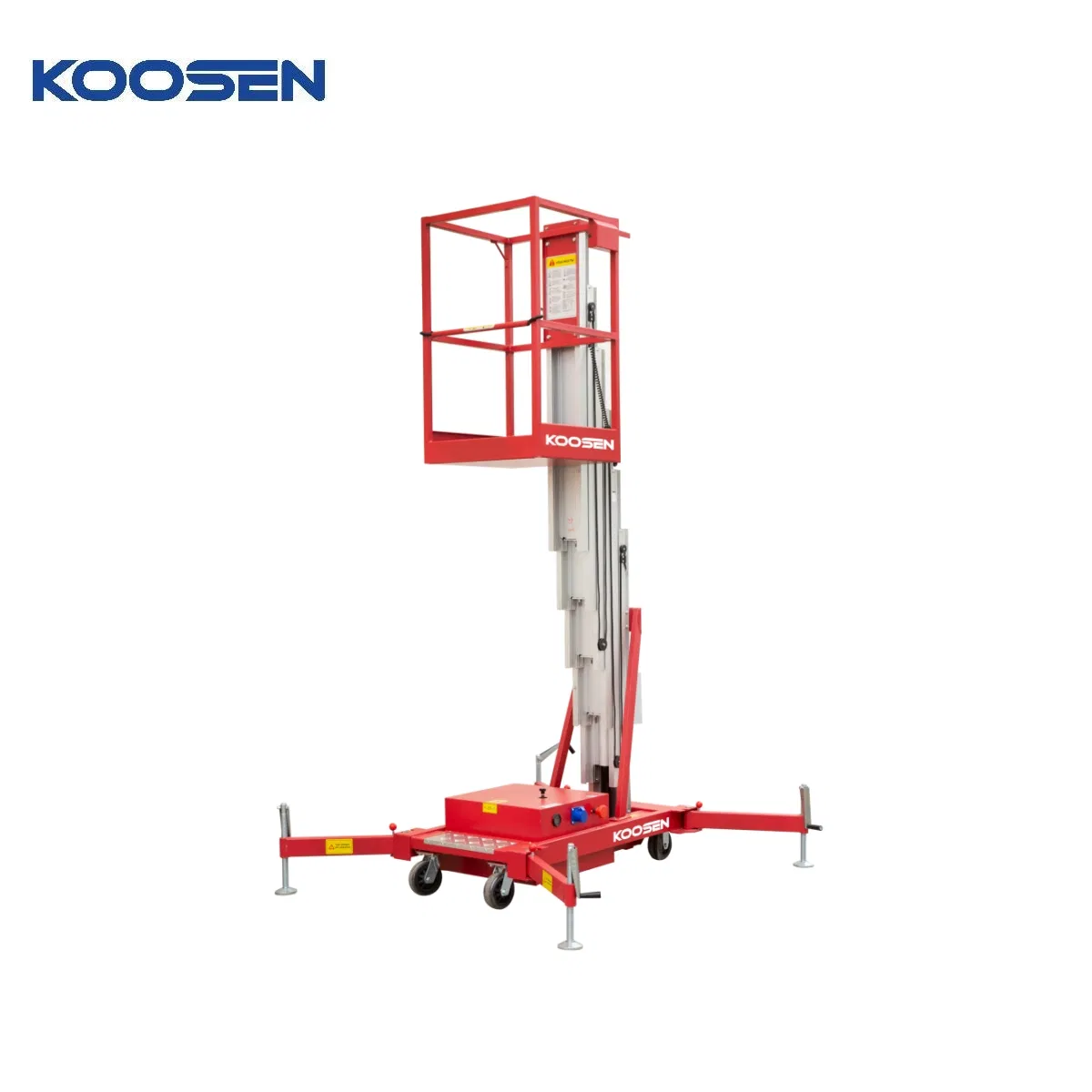 Single Masts Aluminum Alloy Aerial Lifting Platform Vertical Platform Lift