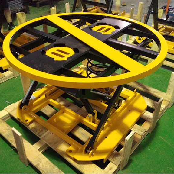 Handling Equipment Spring Rotary Pallet Lift Table Electric Rotary Lift Table