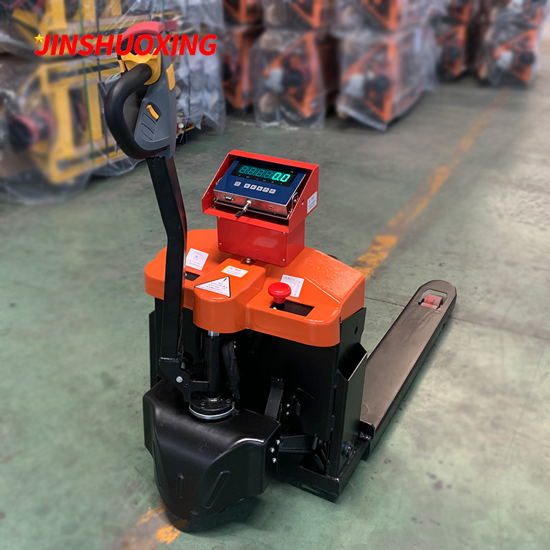 China Cheap Price 2t 3t Forklift Electric Tuck Hand Pallet Jacks with Scale Manual Pallet Truck