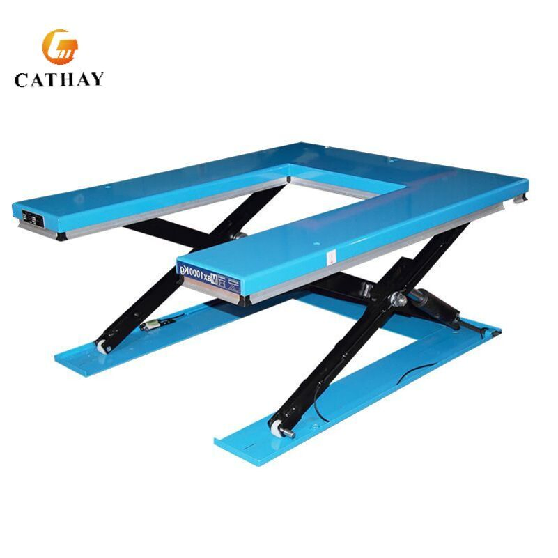 U Shaped Low Profile Scissor Lift Table for Industry Use