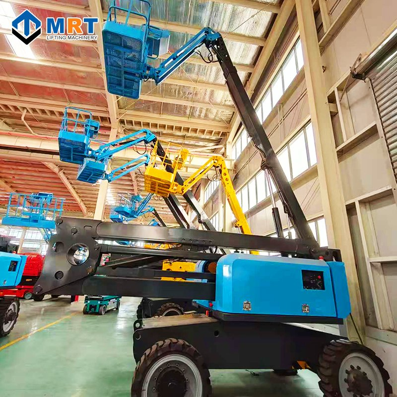 Mrt Factory Direct Supply 12m 14m 16m 20m 22m 24m 26m 28m 34m Towable Boom Lift Platform Telescopic Boom Lift with CE