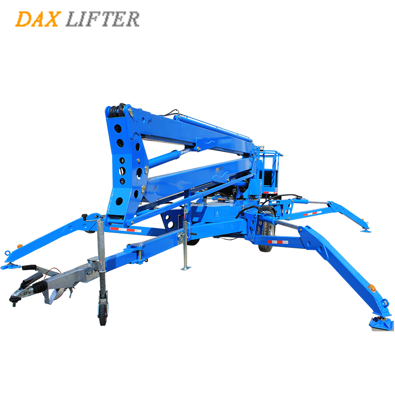 Dax Machinery 18m China Small Towable Spider Articulated Cherry Picker