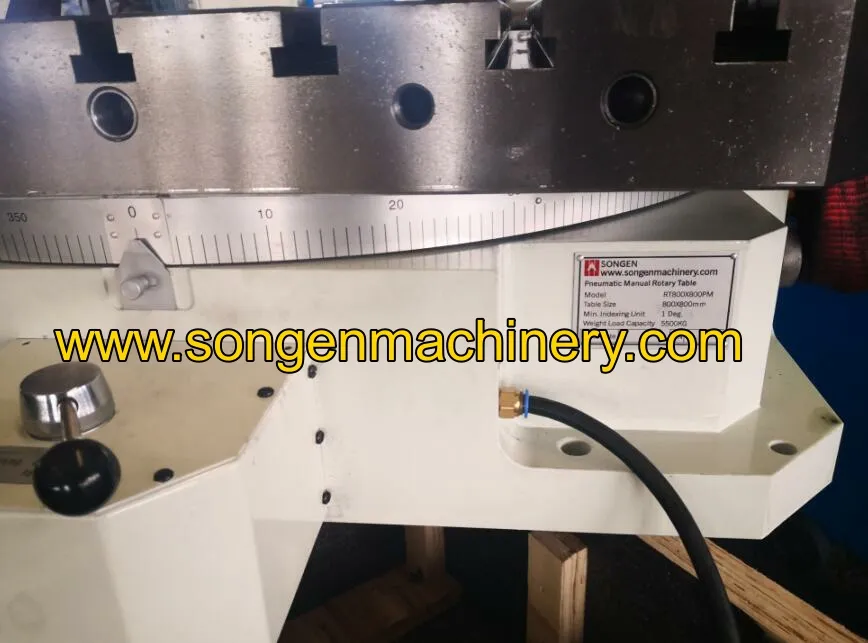 Air lift rotary table 800x800mm