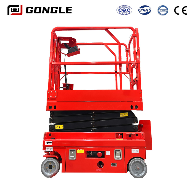 Mobile 6m Self-Propelled Rough Terrain Hydraulic Scaffolding Platform off-Road Table Electric Aerial Working Scissor Lift