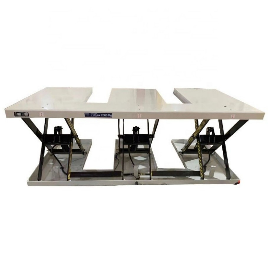 Motorcycle Scissor Jack Lift Dolly Front Rear Center Tire Wheel Engine Stand Wheels-Low Profile Manual Flat Floor Hoist Table