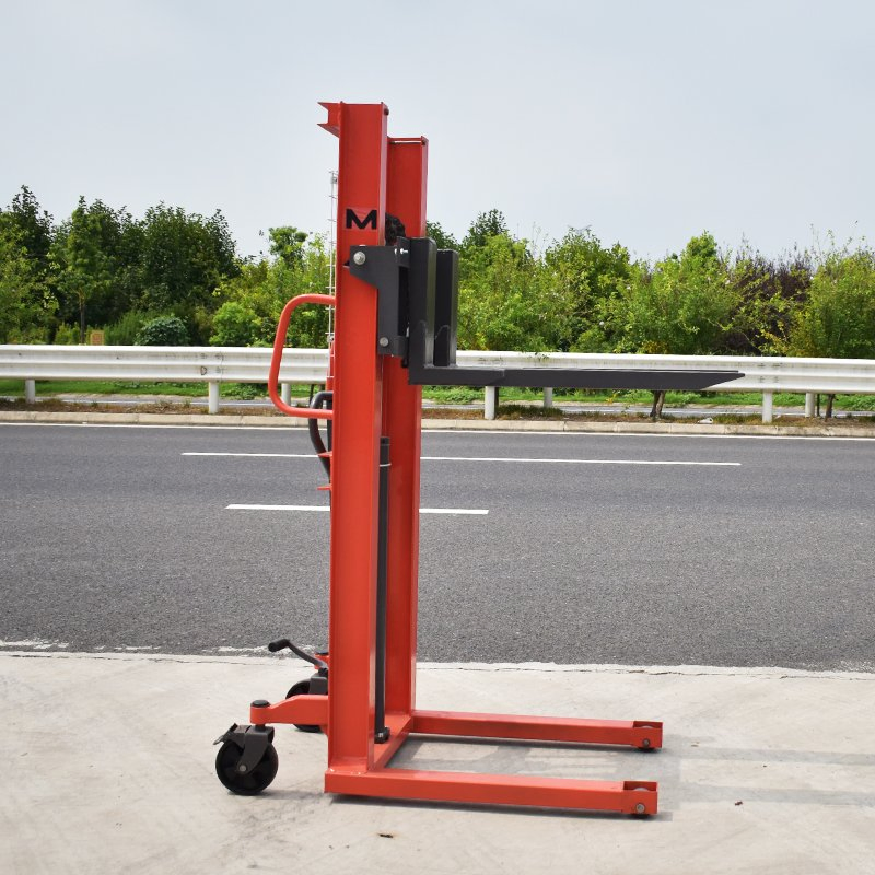 Manual Pallet Operated Stacker Hydraulic 1.5t 1.6m Lifting Pallet Stacker