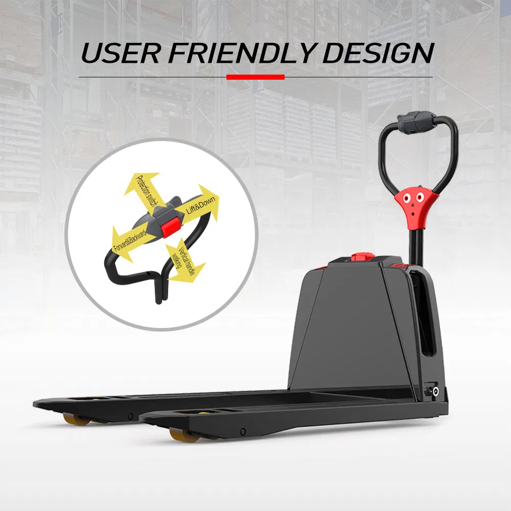 1.5 Ton Full Electric Pallet Truck 24V/20ah Lithium Battery Electric Pallet Jack