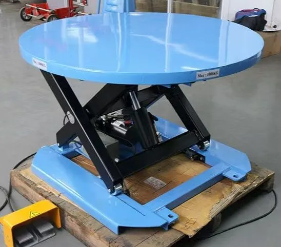 Hydraulic Rotary Pallet Lift Table