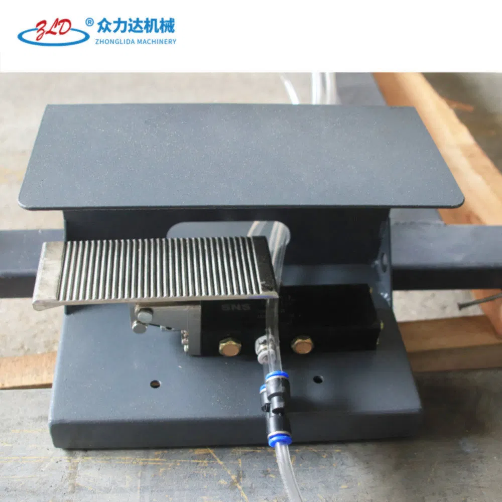 One-Button Lifting Rotary Height Adjustable Pneumatic Lift Table for Furniture Bonding