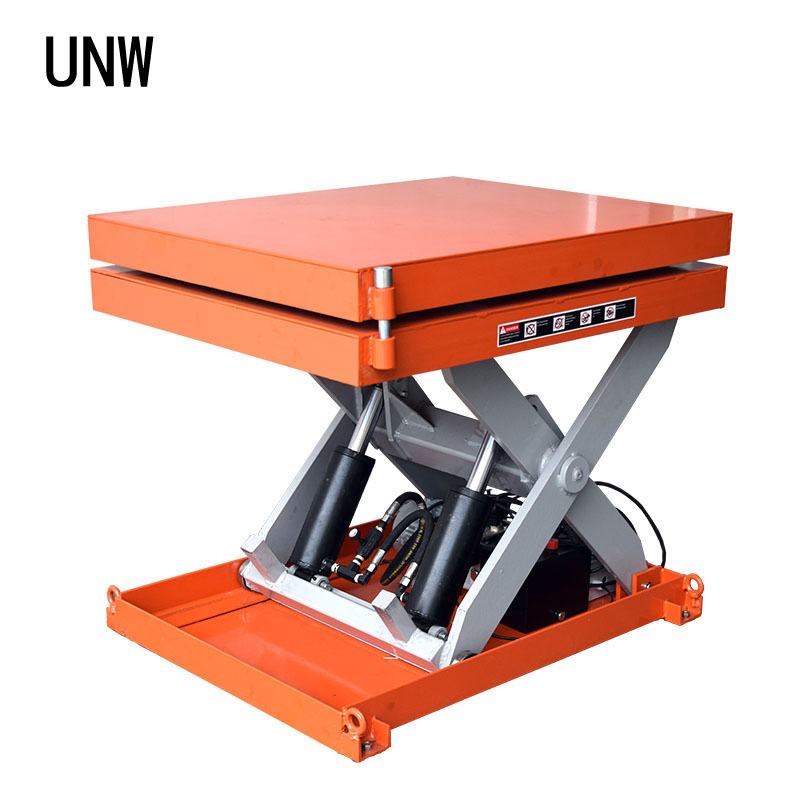 360 Rotary Electric Scissor Pallet Lift Table