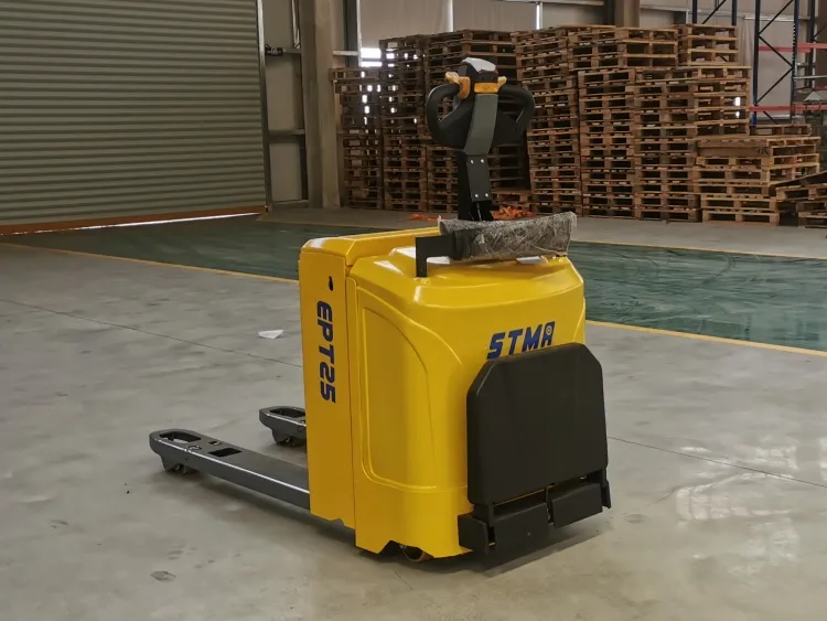 Electric Pallet Jack Side View