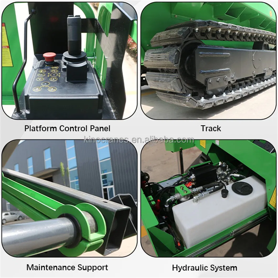 6m-16m Gtwy Series 250kg Loading Capacity AC Power Small One Manlift Aluminium Alloy Vertical Double Mast Boom Lift with CE