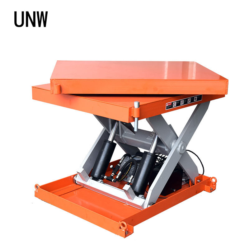 360 Rotary Electric Scissor Pallet Lift Table