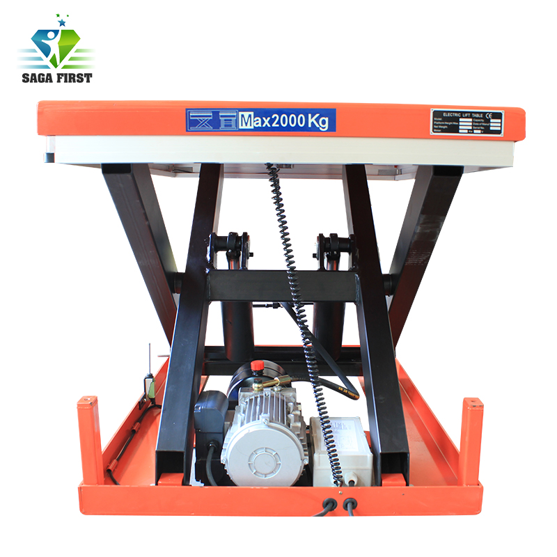 Electric Control Hydraulic Stationary Scissor Lift Table