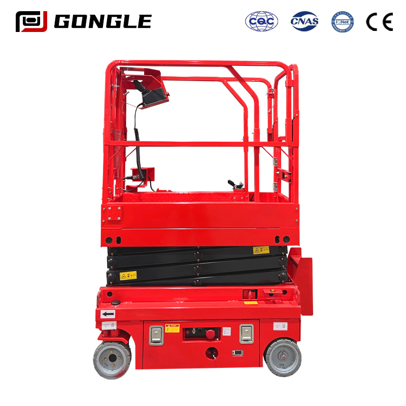 Mobile 6m Self-Propelled Rough Terrain Hydraulic Scaffolding Platform off-Road Table Electric Aerial Working Scissor Lift