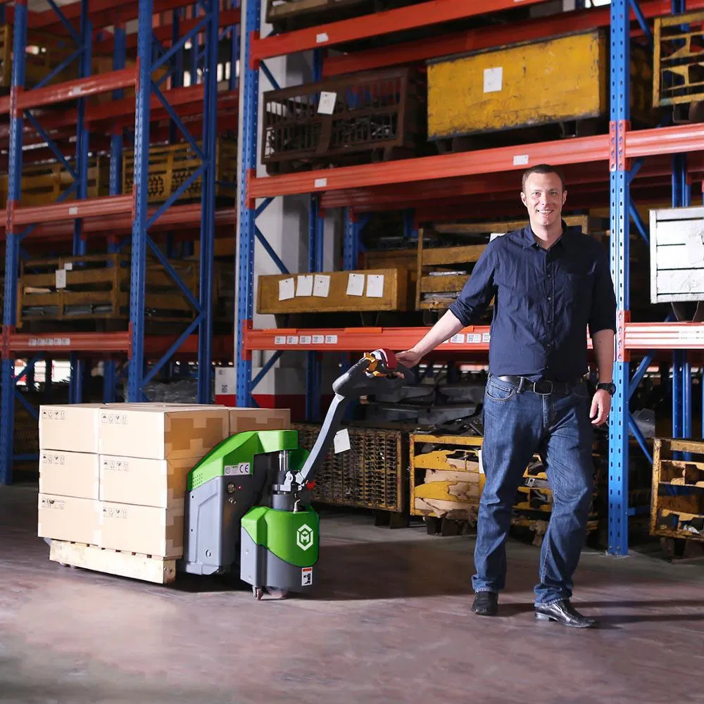 1.5 Ton 1500kg Self Propelled Powered Pallet Lift Electric Pallet Jack