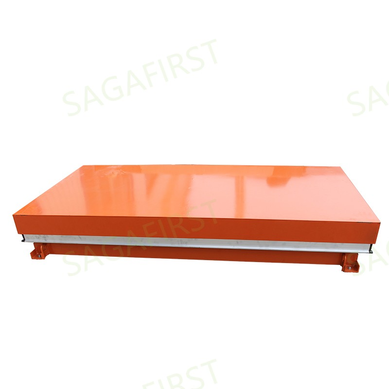 China Factory 500 1000 2000 Kg Automatic Scissor Hydraulic Lift Electric Turn Table Lifter with Round Rotary Turning Platform