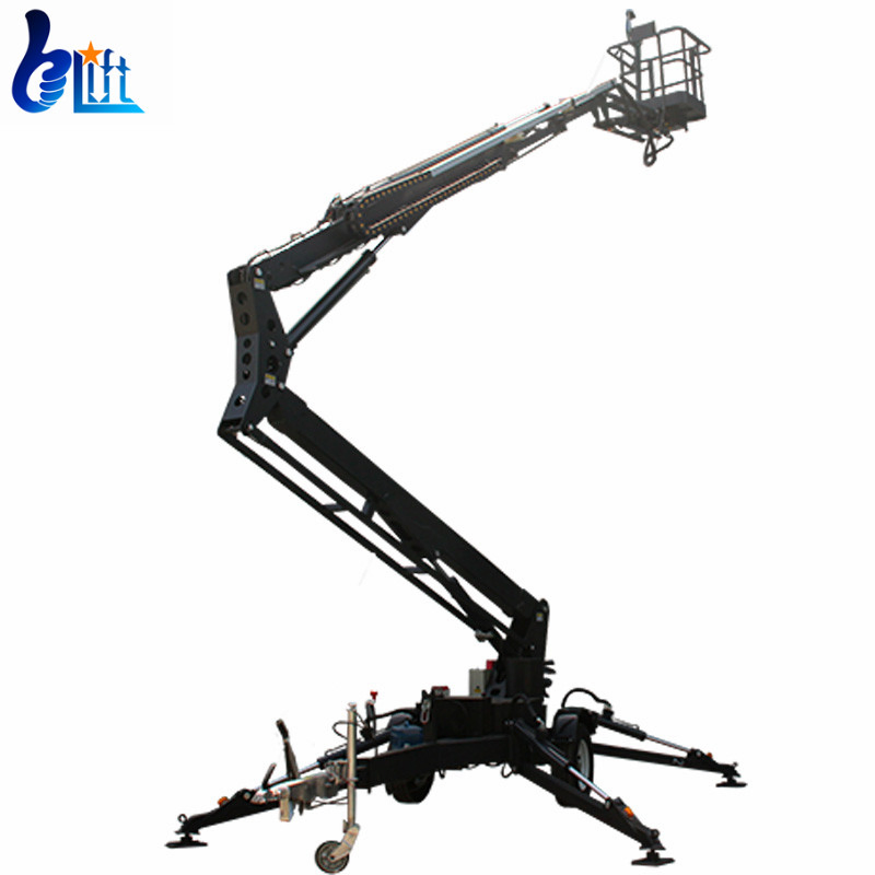 12m 14m 18m Self Propelled Articulating Towable Telescopic Cherry Picker