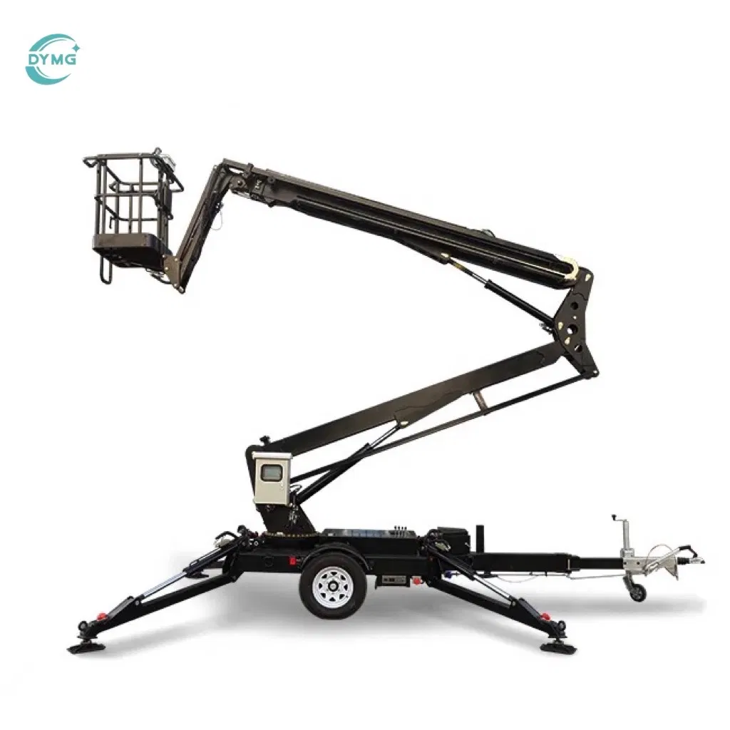 Electric Hydraulic Battery Man Towable Spider Lift Cherry Picker
