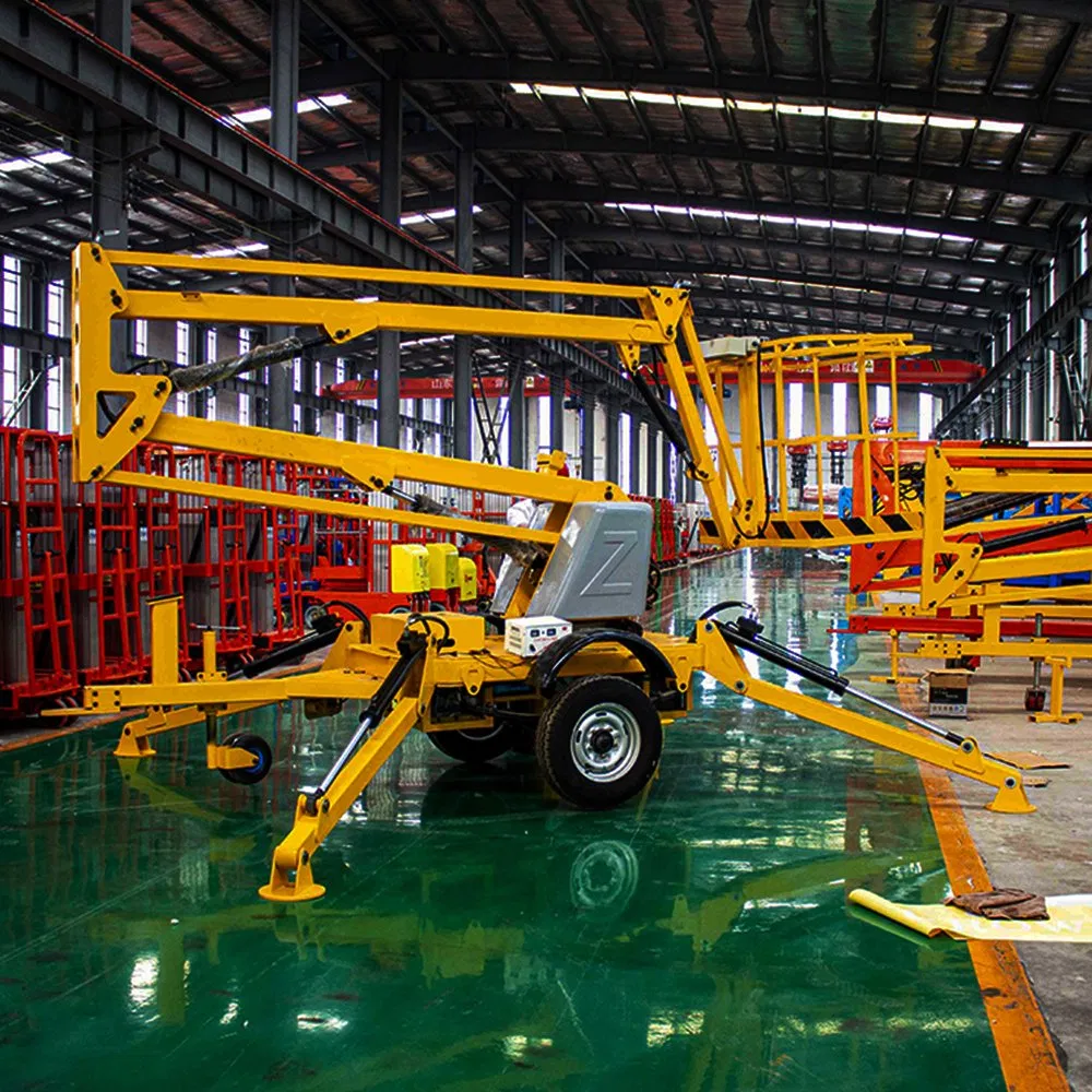 Articulated 8~20m Forklift Self-Walking Mobile Lifting Towable Articulating Self Propelled Crank Arm Man Work Platform Table Aerial Work Platform Boom Lift