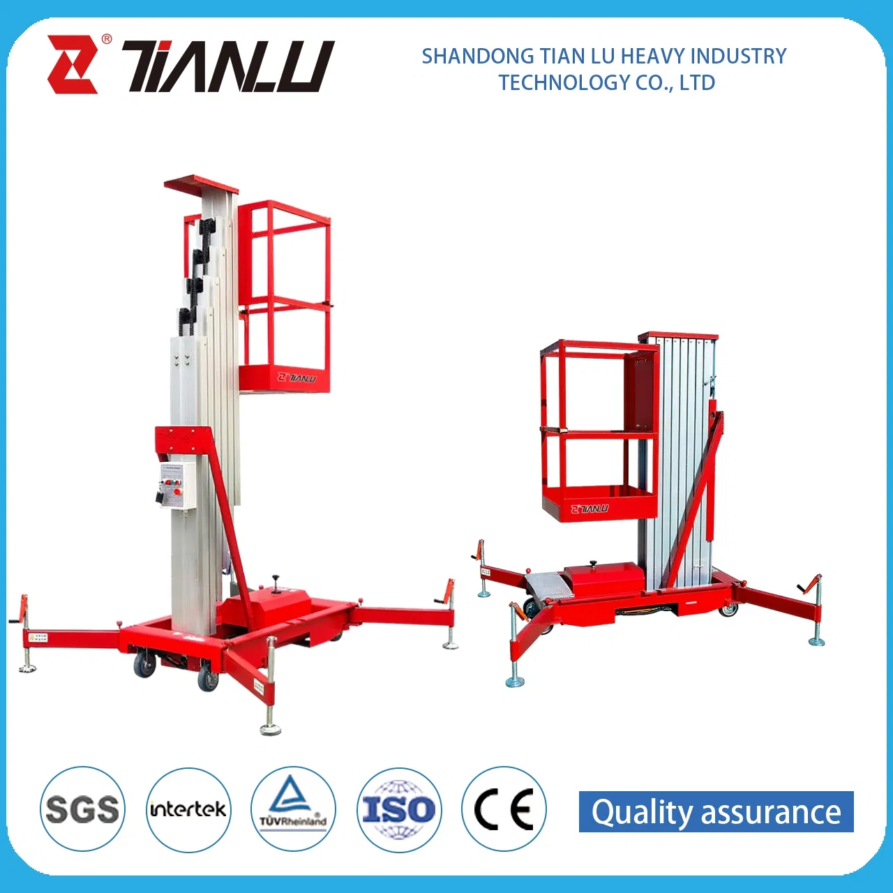Innovative Mast Lift for Indoor Facility Repair Trwp1-10