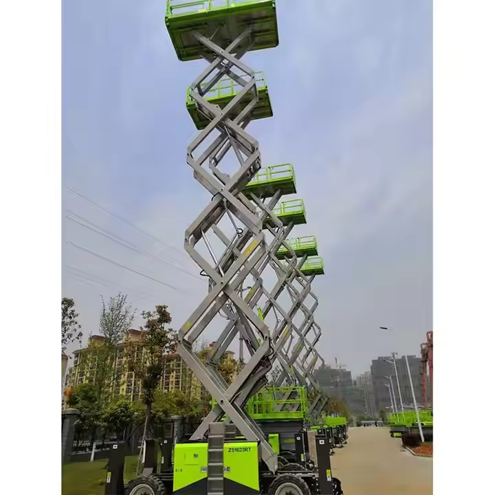 Heavy Duty 680kg Capacity Rough 18m Work Height Zs1623rt Terrain Scissor Lift