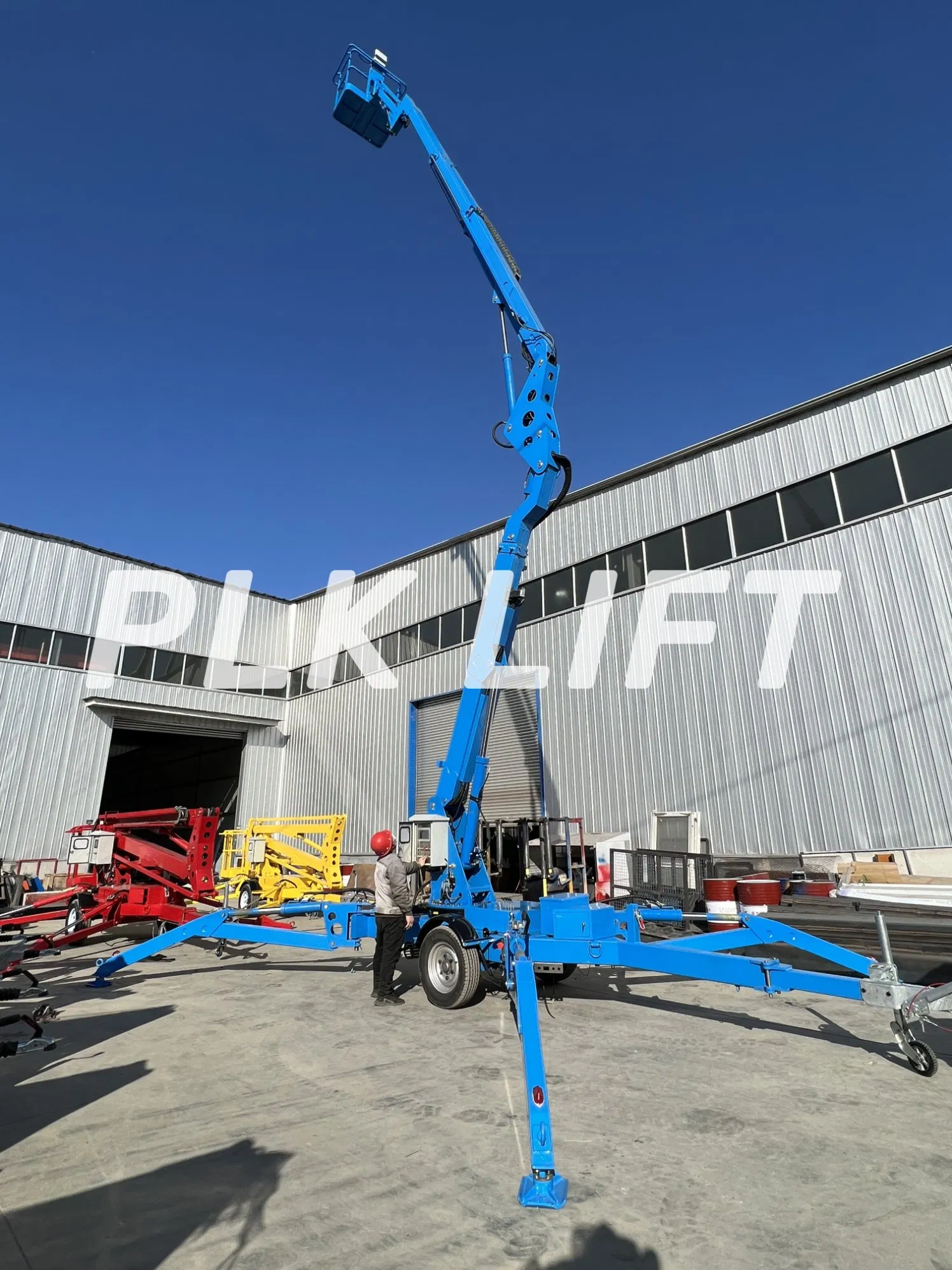 10~24m Articulated Cherry Picker Spider Lift Towable Boom Lift