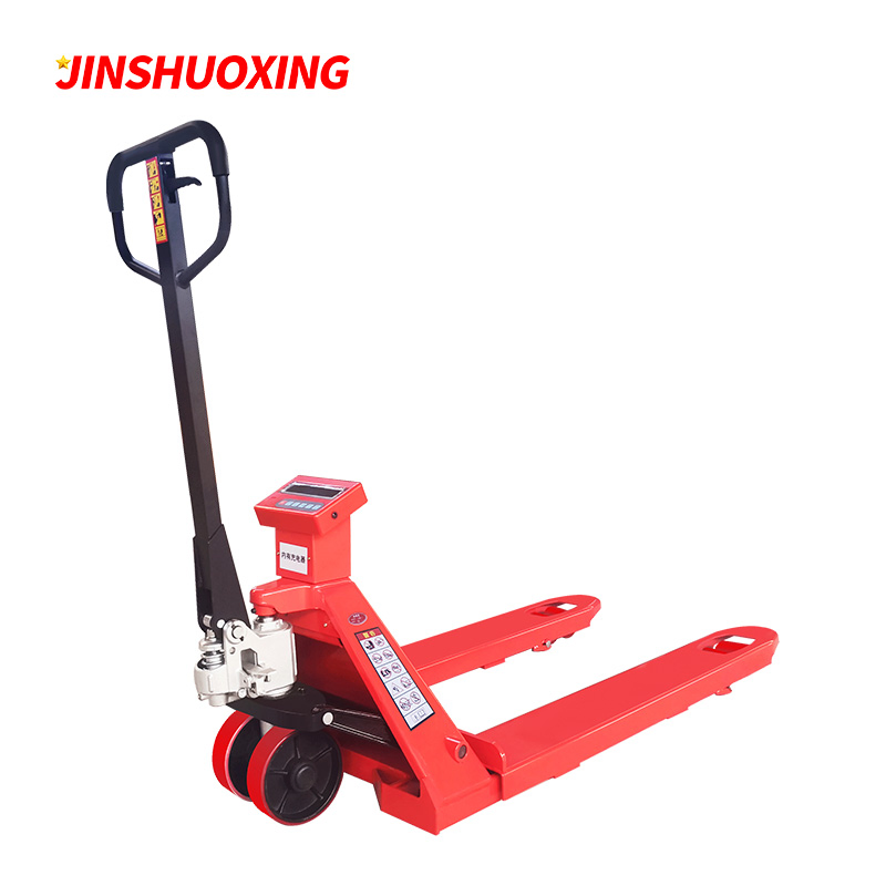 China Cheap Price 2t 3t Forklift Electric Tuck Hand Pallet Jacks with Scale Manual Pallet Truck