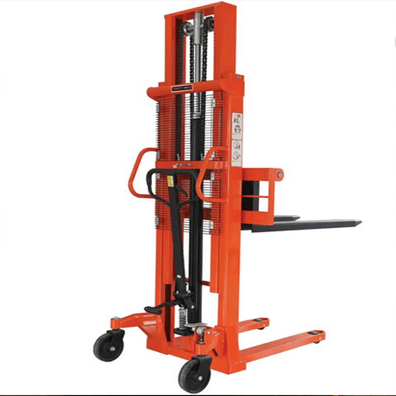China Factory Supply CE Certificated 500kg Hand Forklift Truck Manual Pallet Stacker