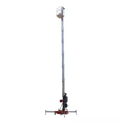 Compact Electric Vertical Mast Lift for Safe Aerial Work
