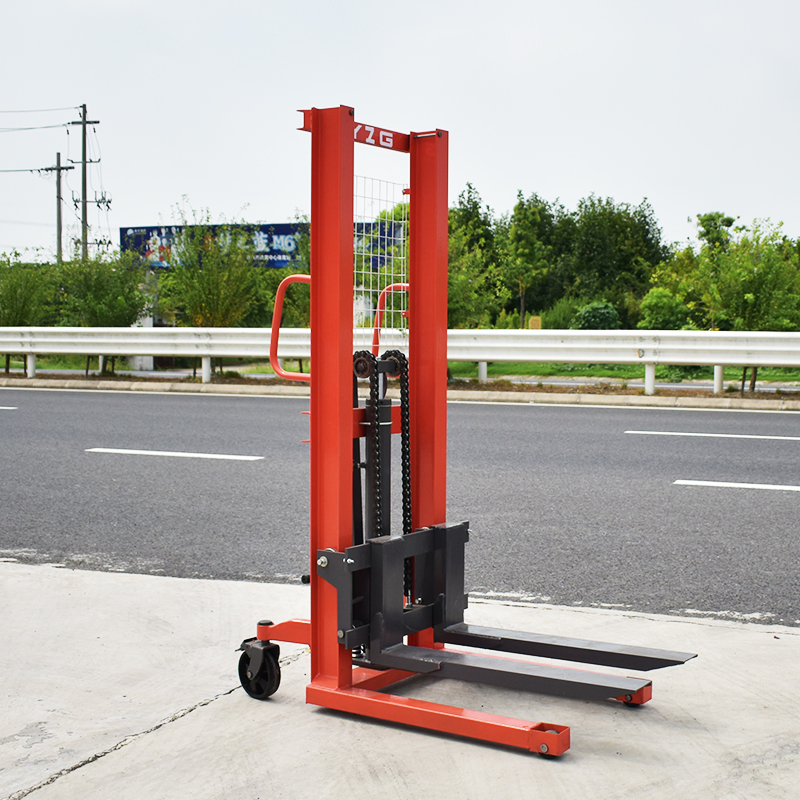 Manual Pallet Operated Stacker Hydraulic 1.5t 1.6m Lifting Pallet Stacker