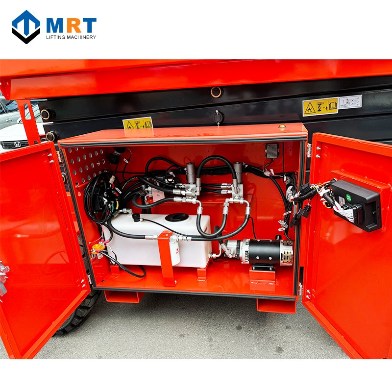 Mrt China High Quality Rough Terrain off-Road Wheel Scissor Lift Platform Scaffold Lift Bulk Resale 14m 16m 18m 20m