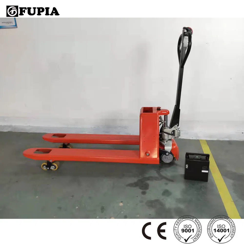 Walk-on Electric Pallet Truck 3000lb Electric Pallet Jack with Lithium-Ion Battery